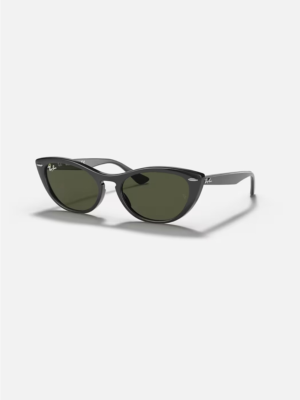 Ray-Ban Women's Nina Black Cat Eye Sunglasses